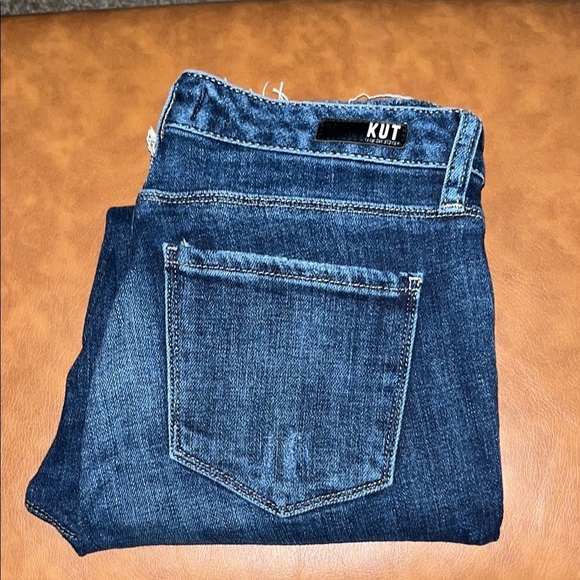 Kut From The Kloth Reese High Rise Fab AB Ankle Straight Leg Size 4 - Picture 3 of 16